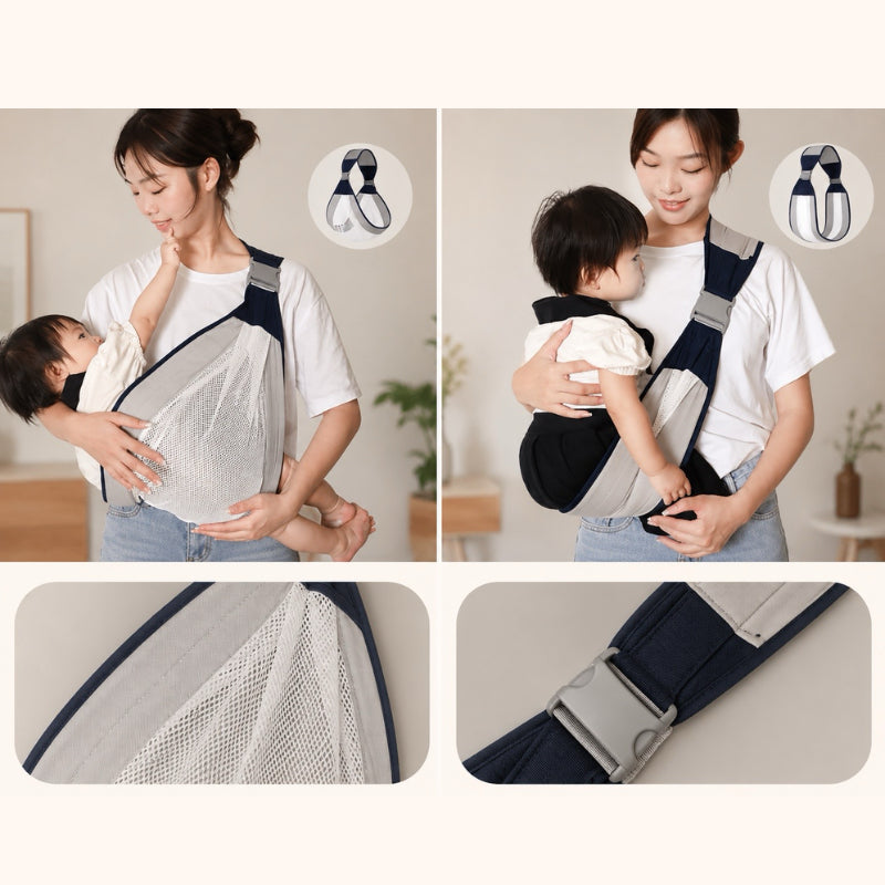 Porte Bébé Hanche Tissu Mesh