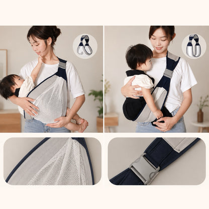 Porte Bébé Hanche Tissu Mesh