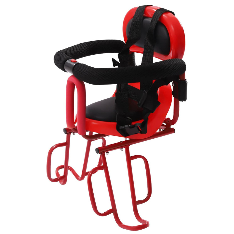 Porte Bébé Vélo Sécurité Rouge