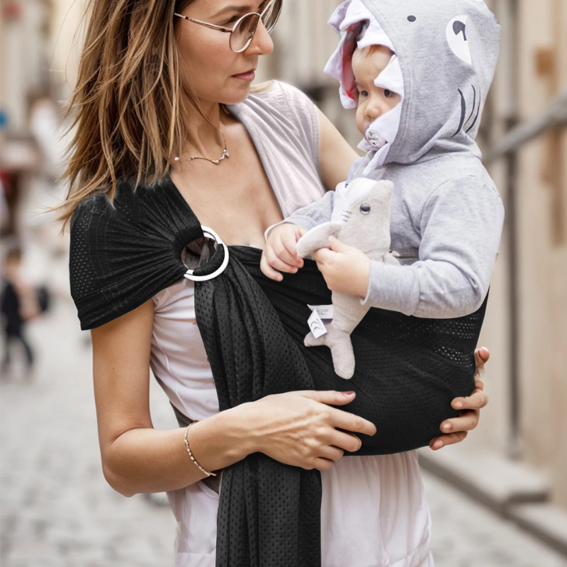 Écharpe de portage en maille Bébé