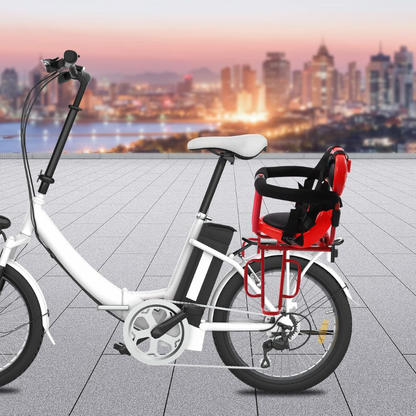 Porte Bébé Vélo Rouge