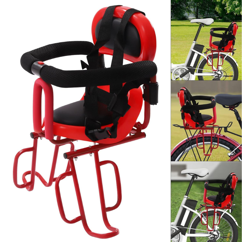 Porte Bébé Vélo Rouge
