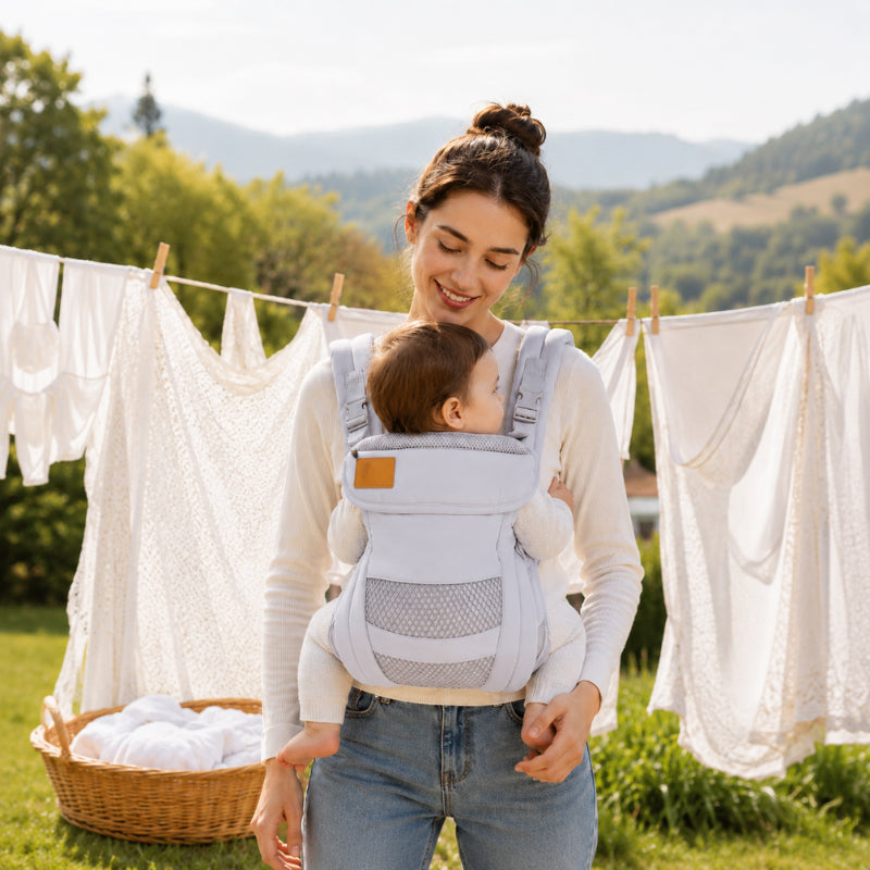 Porte-bébé dossier en maille - AirFlex