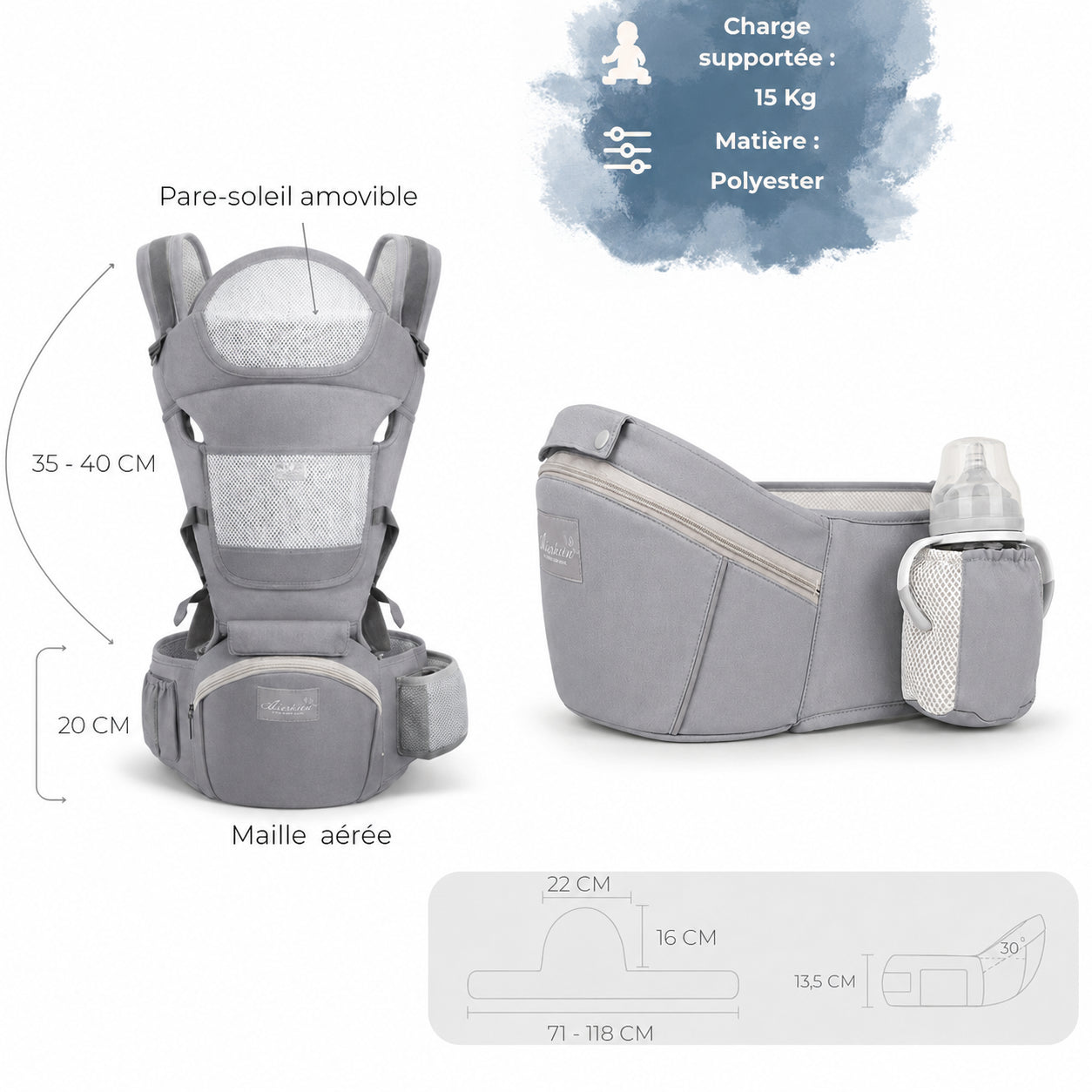Porte-bébé 4 Saisons Parenthèse Bébé