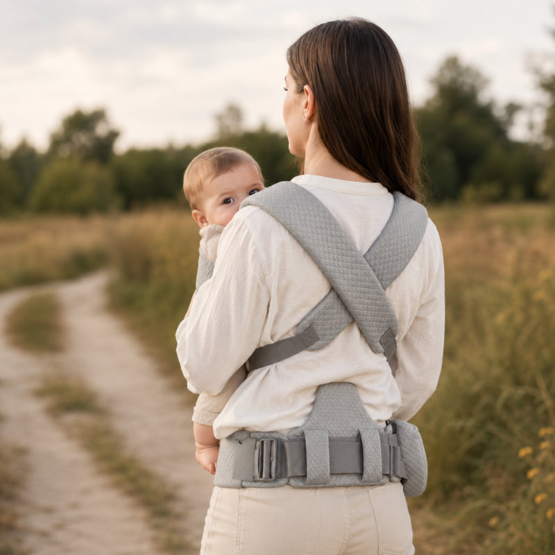 Porte-bébé avec ceinture de maintien
