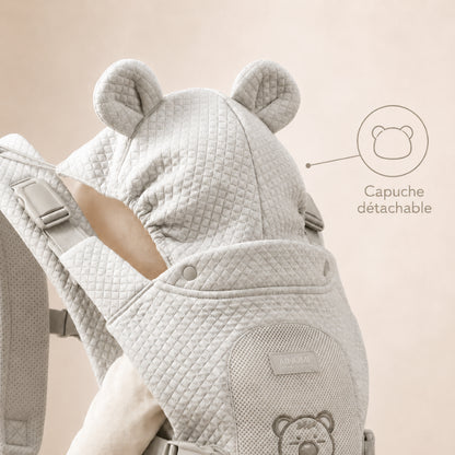 Porte-bébé avec ceinture de maintien