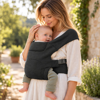 Porte-bébé croisé réglable avec ceinture