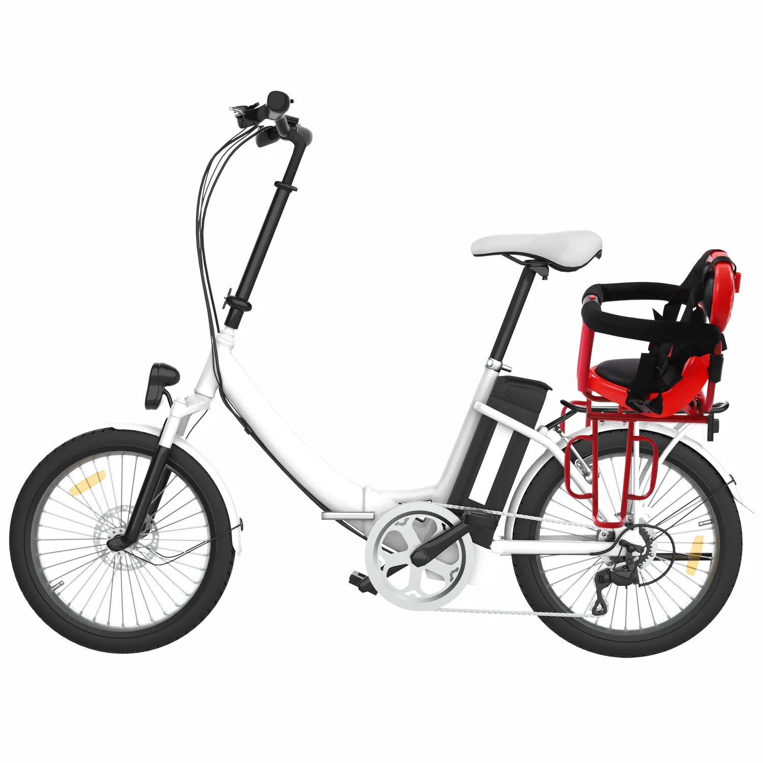 Porte Bébé Vélo Sécurité Rouge