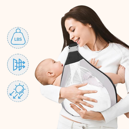 Porte Bébé Hanche Tissu Mesh