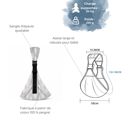 Écharpe De Portage Coton Peigné