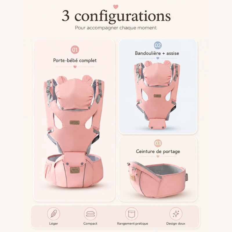 Porte-bébé Ourson Parenthèse Bébé