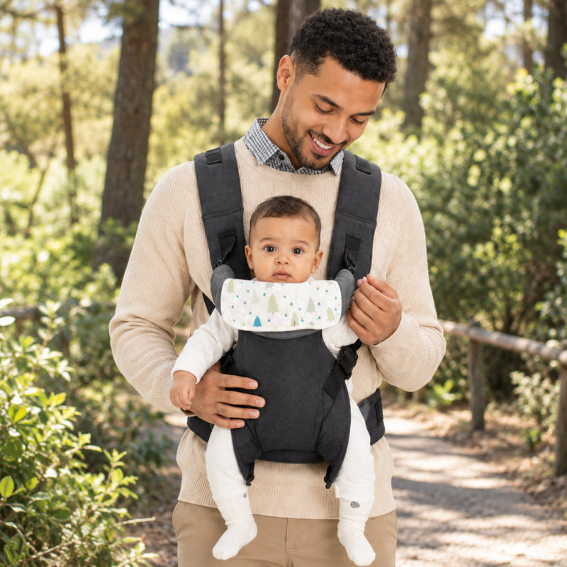 Porte-bébé pliable avec bavoir intégré