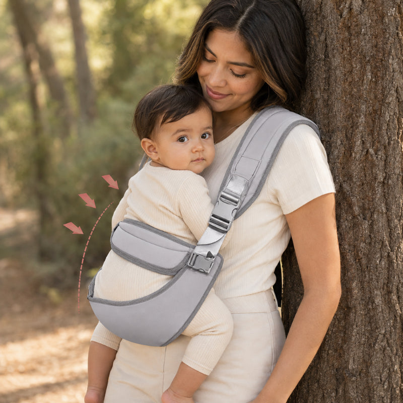 Porte-bébé d'appoint avec siège de hanche