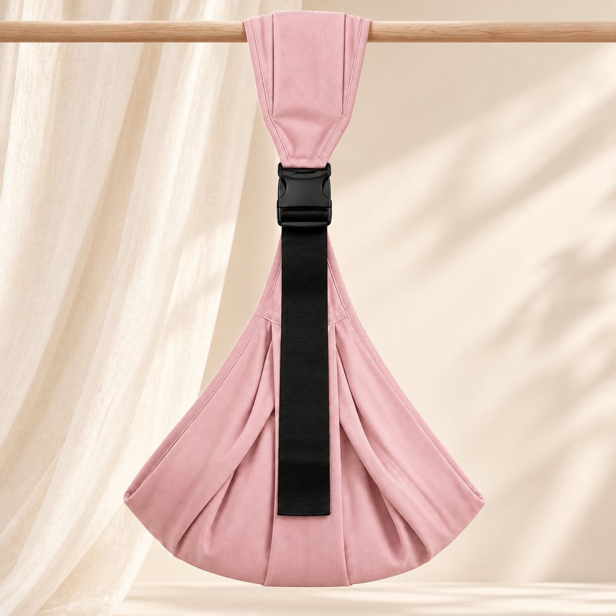 Porte-bébé d'appoint - Coton peigné uni