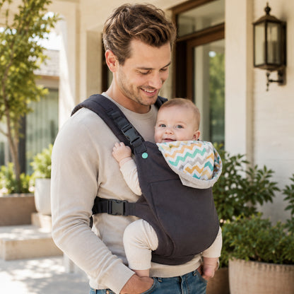 Porte-bébé réglable avec appui-tête amovible