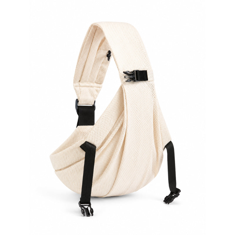 Porte-bébé bandoulière pliable en maille
