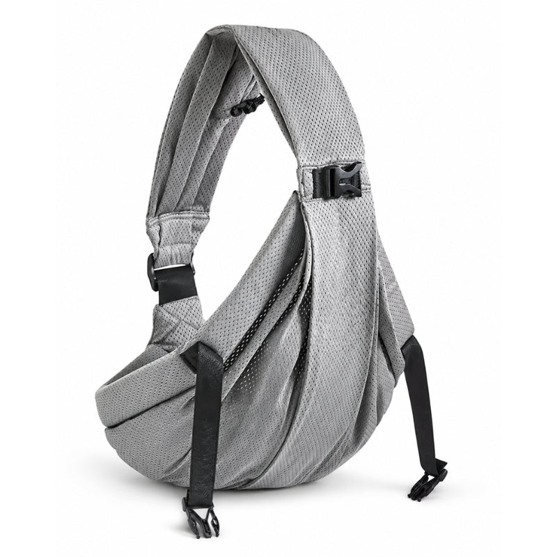 Porte-bébé bandoulière pliable en maille