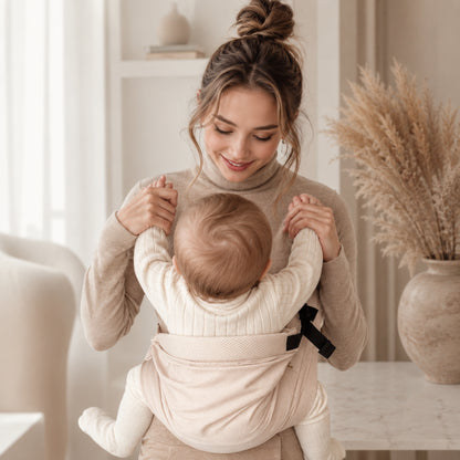Porte-bébé bandoulière pliable en maille