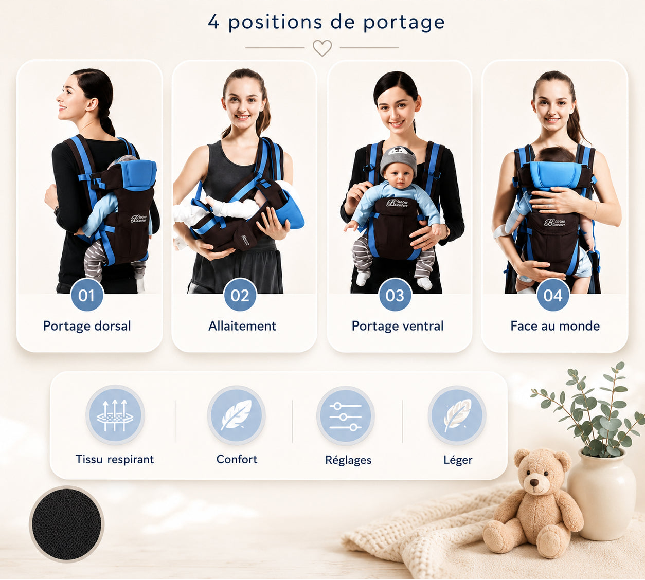 Sac à Dos Porte-bébé Bethbear