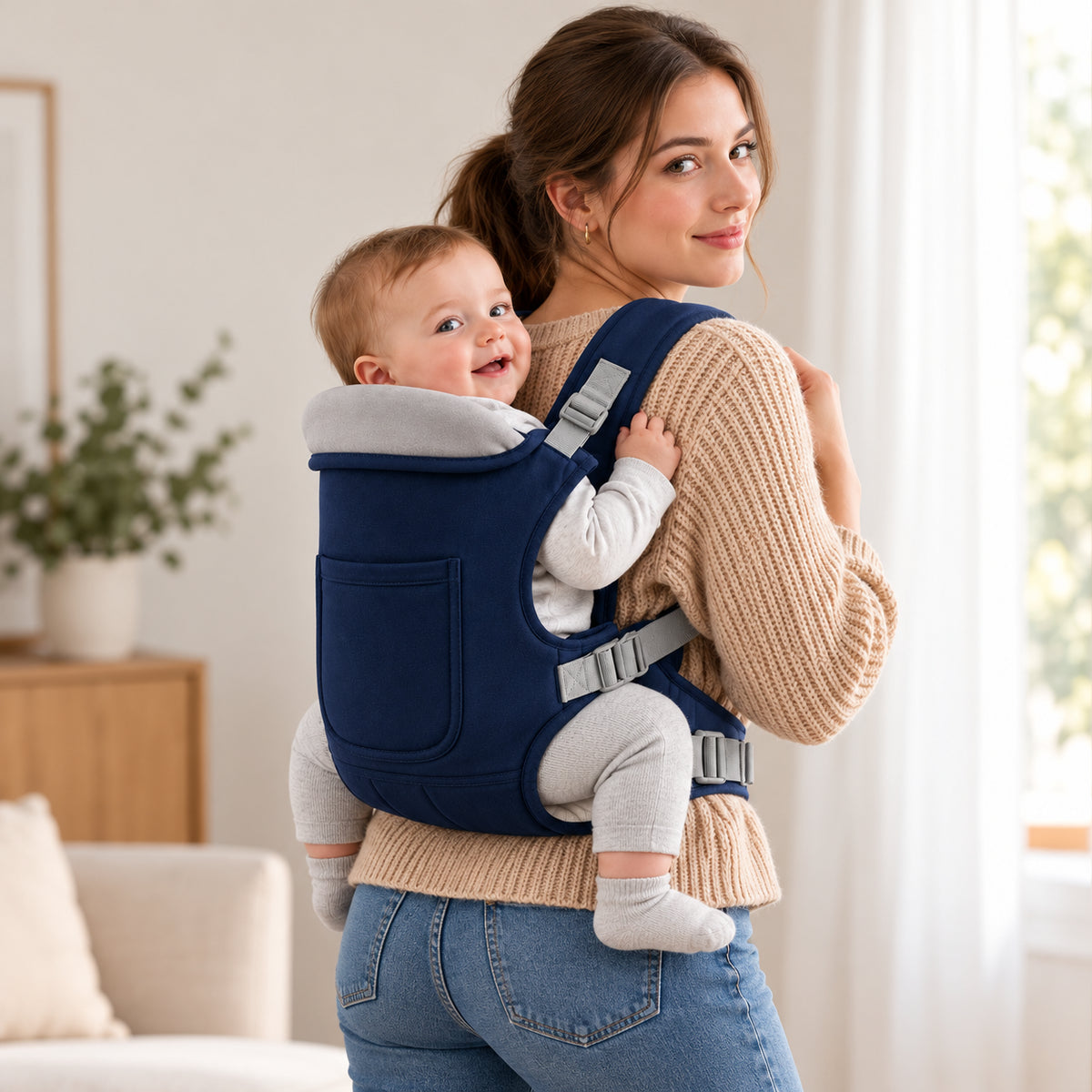 Porte-bébé à Bretelles Croisées
