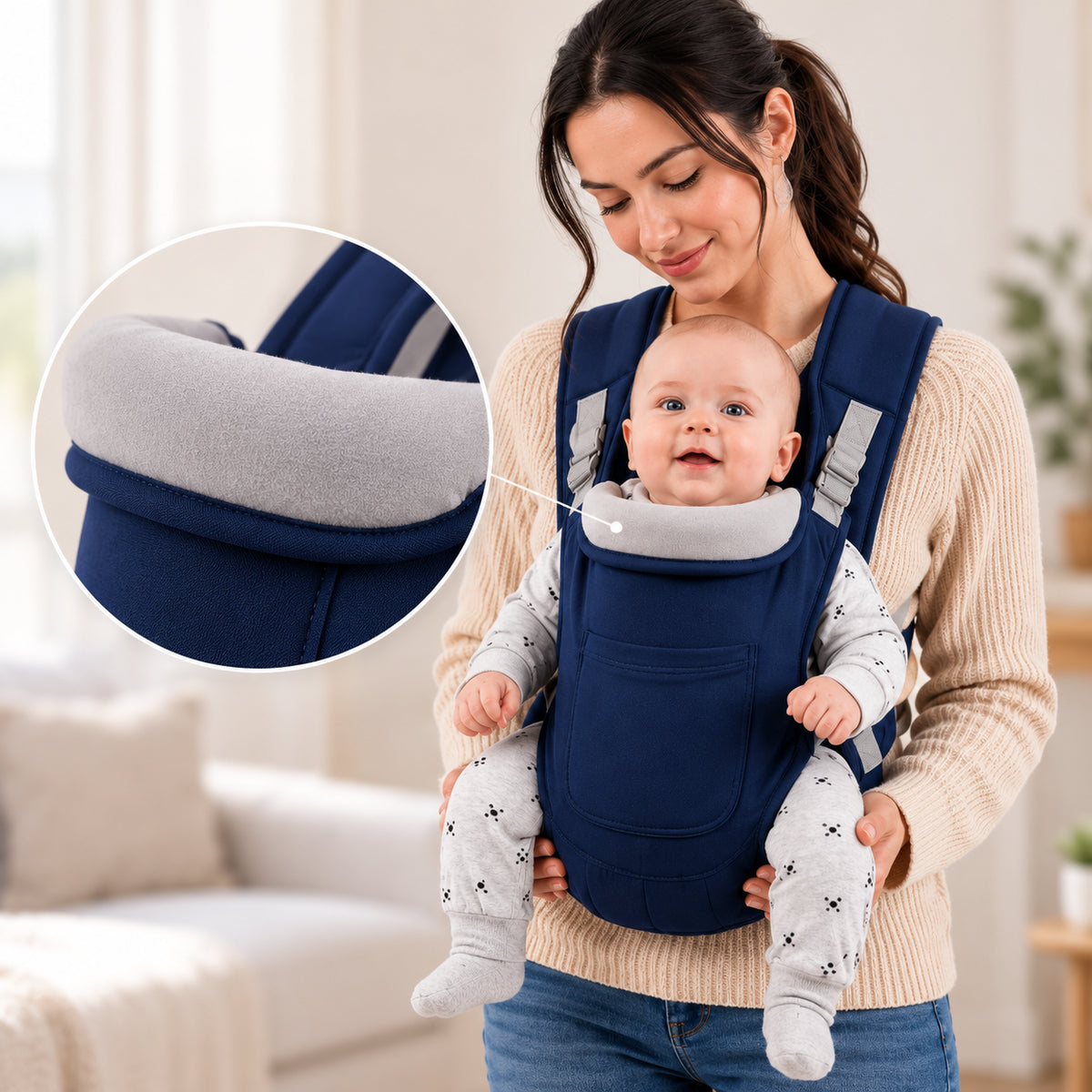 Porte-bébé à Bretelles Croisées