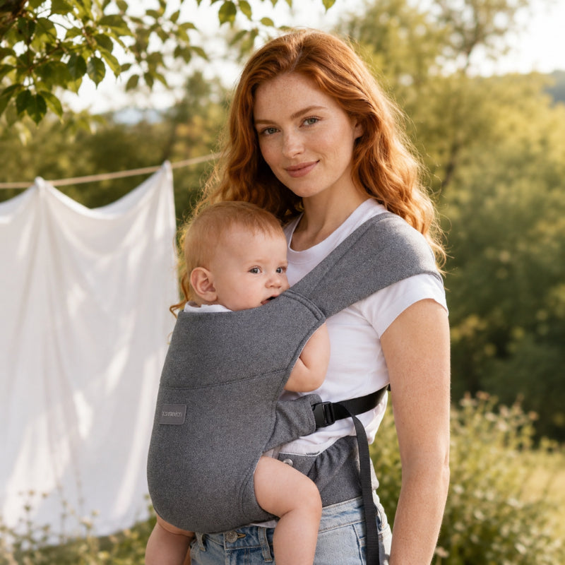 Porte-bébé compact Topmeta - Bretelles croisées