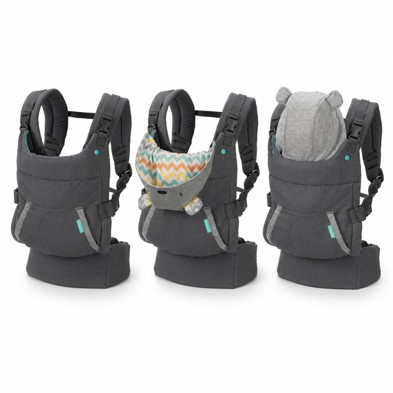 Porte-bébé réglable avec appui-tête amovible