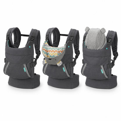 Porte-bébé réglable avec appui-tête amovible
