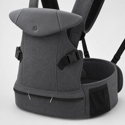 Porte-bébé pliable avec bavoir intégré