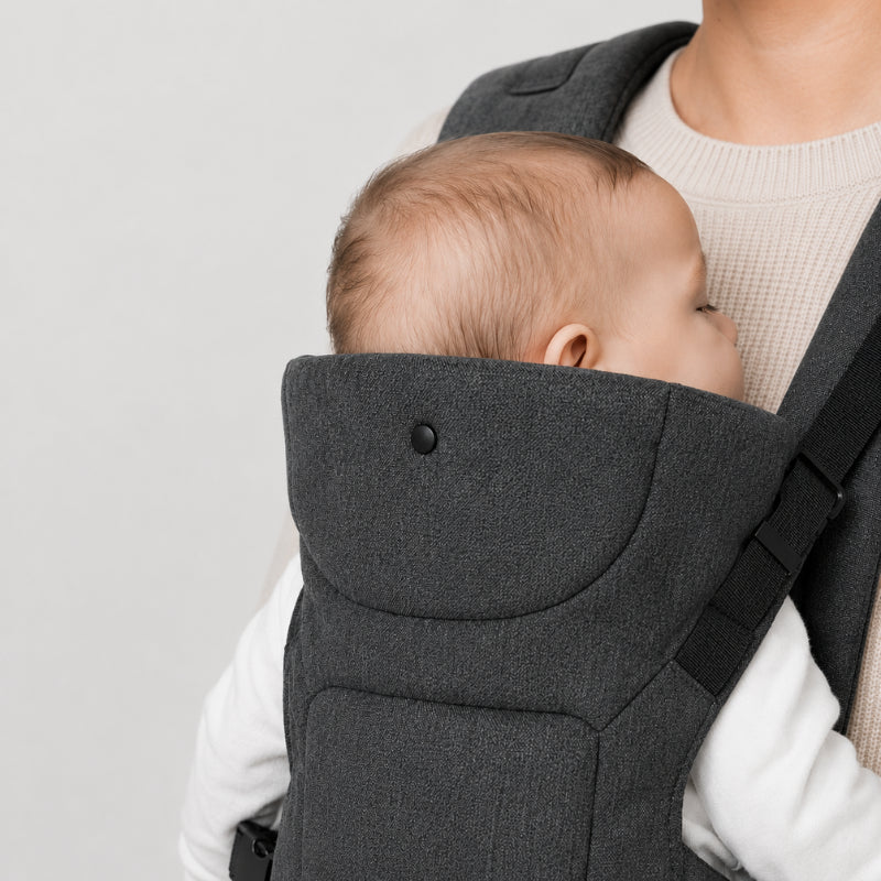 Porte-bébé pliable avec bavoir intégré