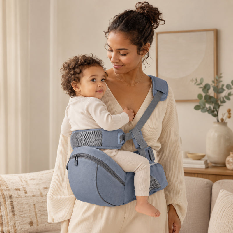 Porte-bébé de hanche à bandoulière - 4 positions