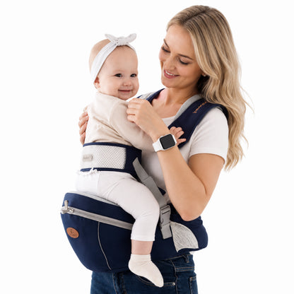 Porte-bébé de hanche à bandoulière - 4 positions