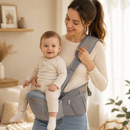 Porte-bébé de hanche à bandoulière - 4 positions