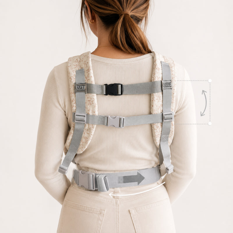 Porte-bébé réglable à motifs