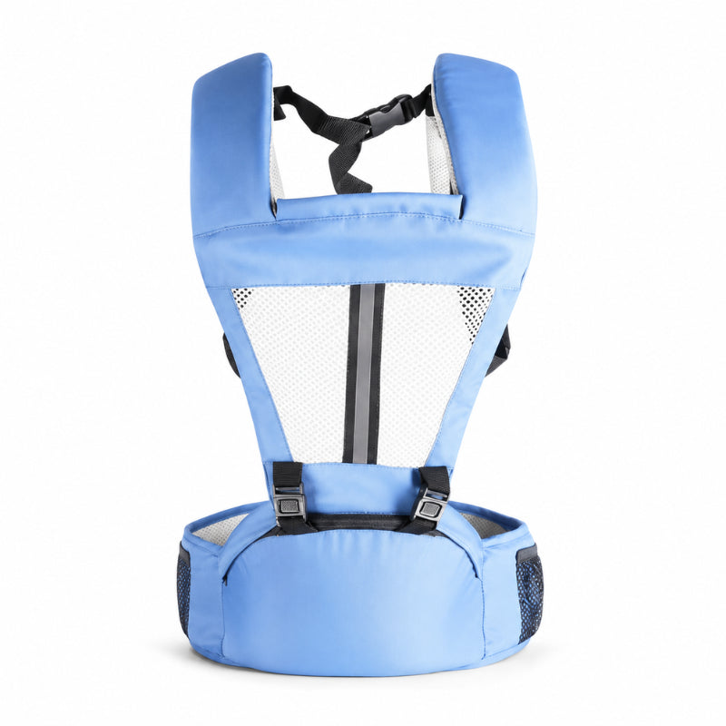 Porte-bébé avec siège intégré et poche latérale