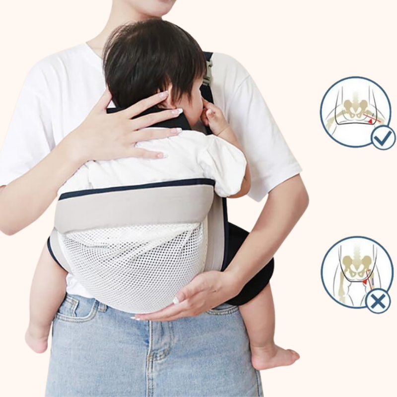 Porte Bébé Hanche Tissu Mesh